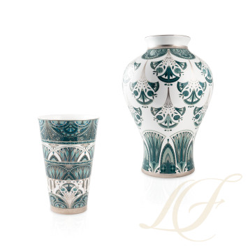 Коллекция Reves Du Nil Vert Platin бренда Haviland