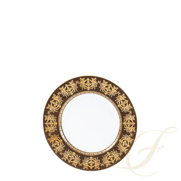 Тарелка десертная 16см коллекции Ritz Imperial Bronze бренда Haviland