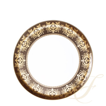 Тарелка тортовая 31,5см коллекции Ritz Imperial Bronze бренда Haviland