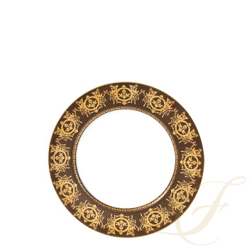 Тарелка закусочная 22см коллекции Ritz Imperial Bronze бренда Haviland