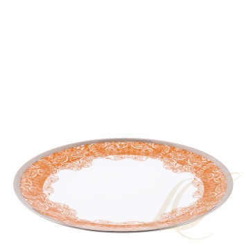 Тарелка главная 28см коллекции Romane Orange бренда Haviland