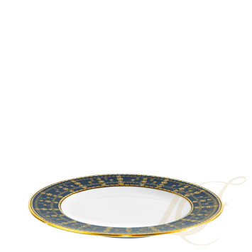 Тарелка десертная 16см коллекции Tiara Bleu de Prusse Or бренда Haviland