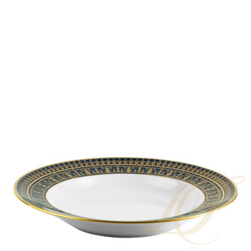 Тарелка глубокая 31,5см коллекции Tiara Bleu de Prusse Or бренда Haviland
