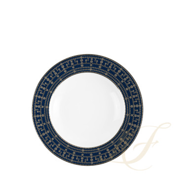 Тарелка суповая 23,5см коллекции Tiara Bleu de Prusse Platin бренда Haviland