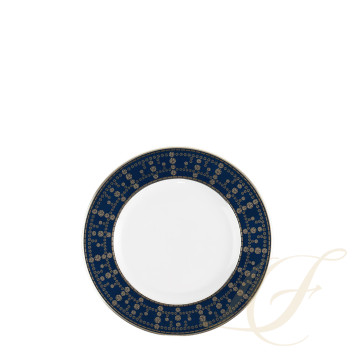 Тарелка десертная 16см коллекции Tiara Bleu de Prusse Platin бренда Haviland