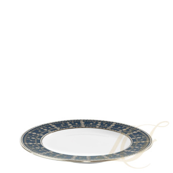 Тарелка десертная 16см коллекции Tiara Bleu de Prusse Platin бренда Haviland
