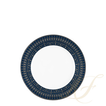 Тарелка закусочная 22см коллекции Tiara Bleu de Prusse Platin бренда Haviland