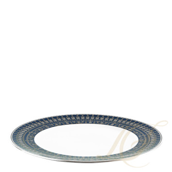 Тарелка закусочная 22см коллекции Tiara Bleu de Prusse Platin бренда Haviland