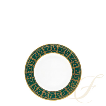 Тарелка десертная 16см коллекции Tiara Bleu Paon Or бренда Haviland