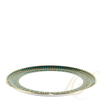 Тарелка тортовая 31,5см коллекции Tiara Bleu Paon Or бренда Haviland