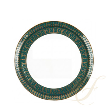 Тарелка подстановочная 31,5см коллекции Tiara Bleu Paon Or бренда Haviland