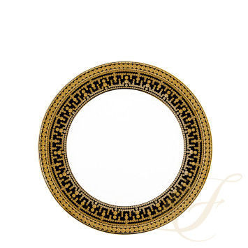 Тарелка главная 28см коллекции Tiara Noir Or бренда Haviland