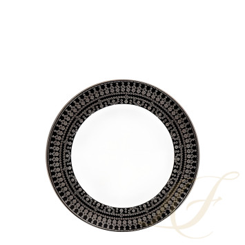 Тарелка закусочная 22см коллекции Tiara Noir Platin бренда Haviland