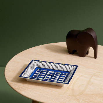 Чаша прямоугольная 21x17см коллекции Bleus d'Ailleurs бренда Hermes