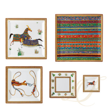 Набор из 5 чаш (№ 1 до № 5)  коллекции Cheval d'Orient бренда Hermes