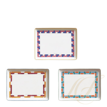 Блюдо прямоугольное 16x12см, 3шт. коллекции Contrepoint бренда Hermes