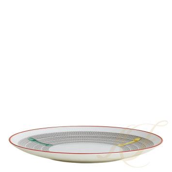 Тарелка закусочная 21см коллекции Tressages Equestres бренда Hermes