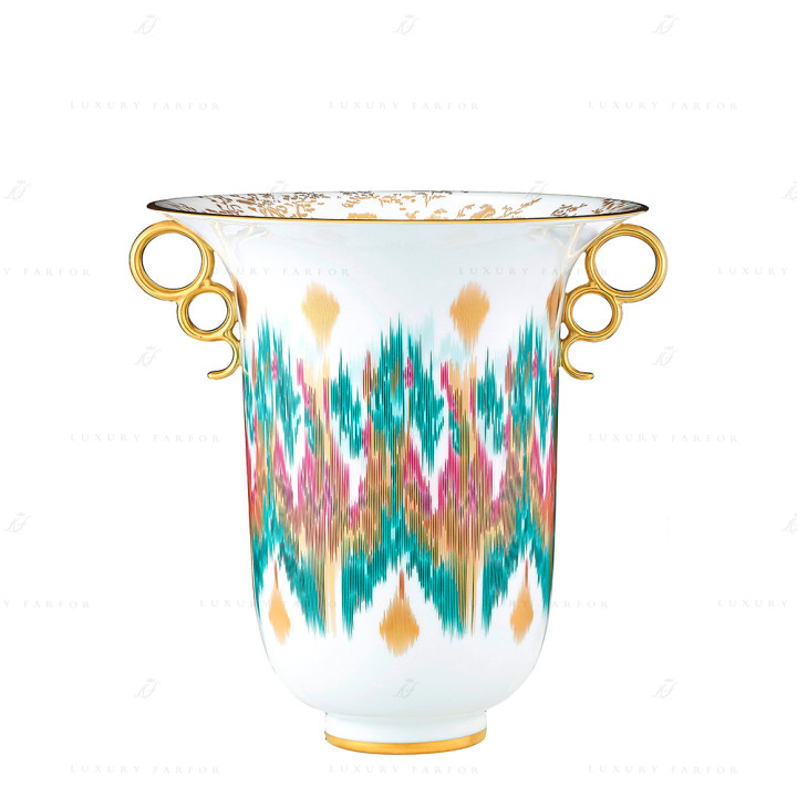 Ваза 27см коллекции Voyage en Ikat бренда Hermes