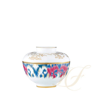 Чаша бульонная с крышкой 16,5см коллекции Voyage en Ikat бренда Hermes