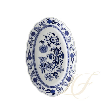 Блюдо овальное 38см коллекции Blau Zwiebelmuster бренда Hutschenreuther