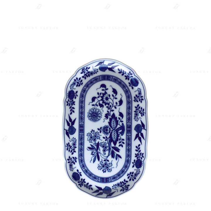 Поднос для молочника / сахарницы 25см коллекции Blau Zwiebelmuster бренда Hutschenreuther