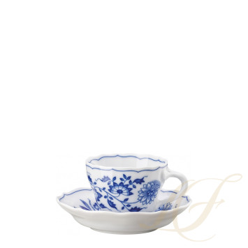 Чашка эспрессо с блюдцем 0,10л коллекции Blau Zwiebelmuster бренда Hutschenreuther