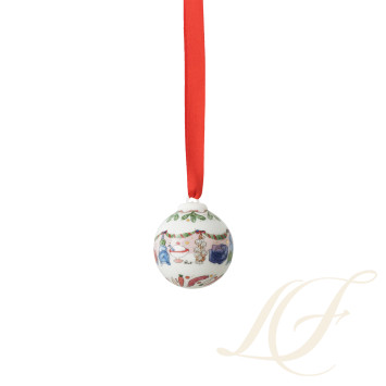 Фарфоровый шар 4,5см коллекции Christmas бренда Hutschenreuther
