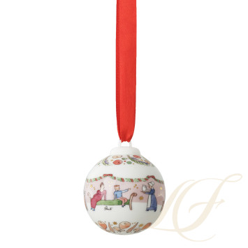 Фарфоровый шар 4,5см коллекции Christmas бренда Hutschenreuther
