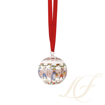 Фарфоровый шар 6см коллекции Christmas бренда Hutschenreuther