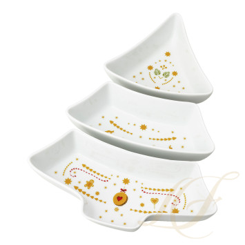 Набор из 3 предметов коллекции Christmas Love бренда Hutschenreuther