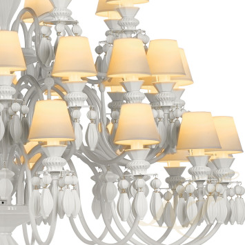 Люстра на 40 свечей (белый) 150 х 100см коллекции Belle de Nuit бренда Lladro