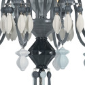Люстра на 24 свечей (черный / серый) 125 х 80см коллекции Belle de Nuit бренда Lladro