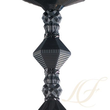 Люстра на 12 свечей (черный / белый) 100 х 65см коллекции Belle de Nuit бренда Lladro