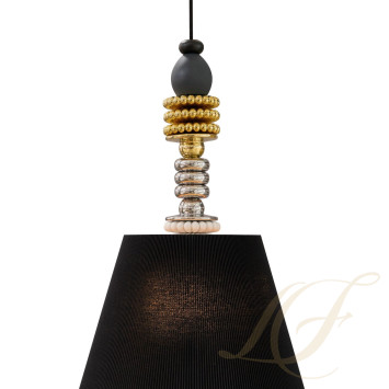 Подвесная лампа (Черный / золотой) 170 х 45см коллекции Firefly бренда Lladro