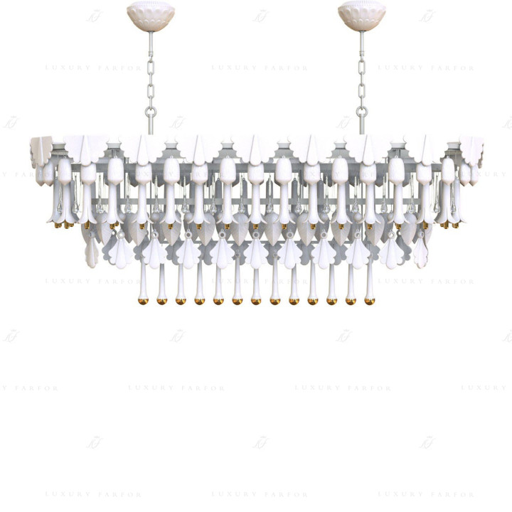 Люстра (белый / золотой) 74 х 150см коллекции Seasons 