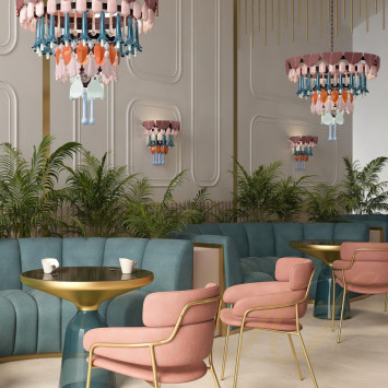 Люстра (многоцветный) 65 х 70см коллекции Seasons 