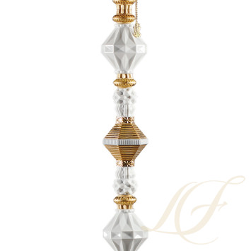 Торшер, напольный светильник II ((золотой / белый) 181 х 32см коллекции Belle de Nuit бренда Lladro