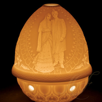 Подсвечник-литофан 