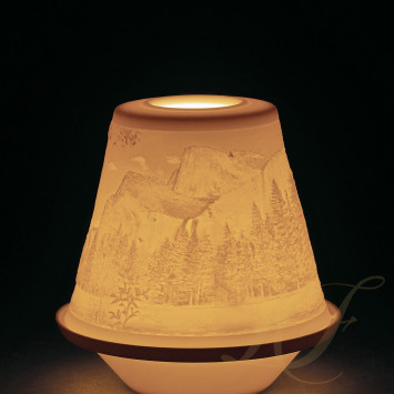 Подсвечник-литофан 