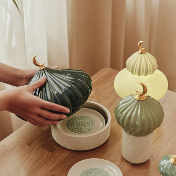 Набор тарелок 23 х 24см коллекции Majestic Nights бренда Lladro