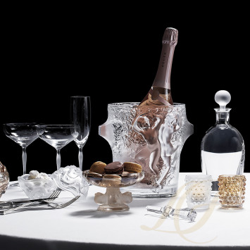 Настольный подсвечник 7см коллекции Mossi бренда Lalique