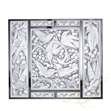 Декоративная панель (левая сторона) 52,2x13см коллекции Merles et Raisins бренда Lalique