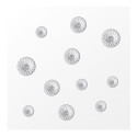 Декоративная панель зеркальная 90x90см коллекции Dahlia бренда Lalique