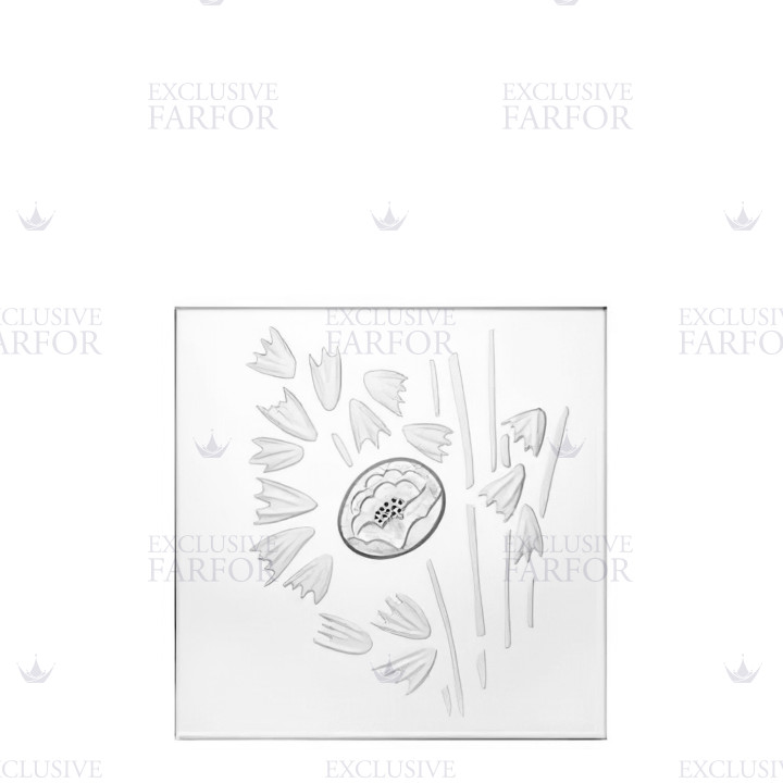 Декоративная панель 17x17см коллекции Bouquet бренда Lalique