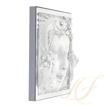 Декоративная панель 36,5х36,5см коллекции Masque de Femme бренда Lalique