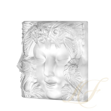 Декоративная панель (со стендом) 32,6x32,6см коллекции Masque de Femme бренда Lalique