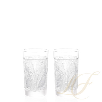 Стакан тумблер, 2шт. 280мл коллекции Owl бренда Lalique