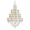 Люстра на 30 свечей (золотой / белый) 195 х 105см коллекции Winter Palace бренда Lladro
