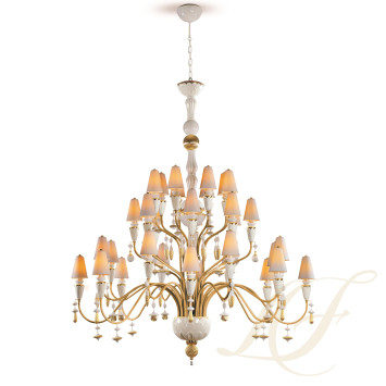 Люстра на 32 свечей (белый / золотой) 183 х 150см коллекции Ivy & Seed бренда Lladro
