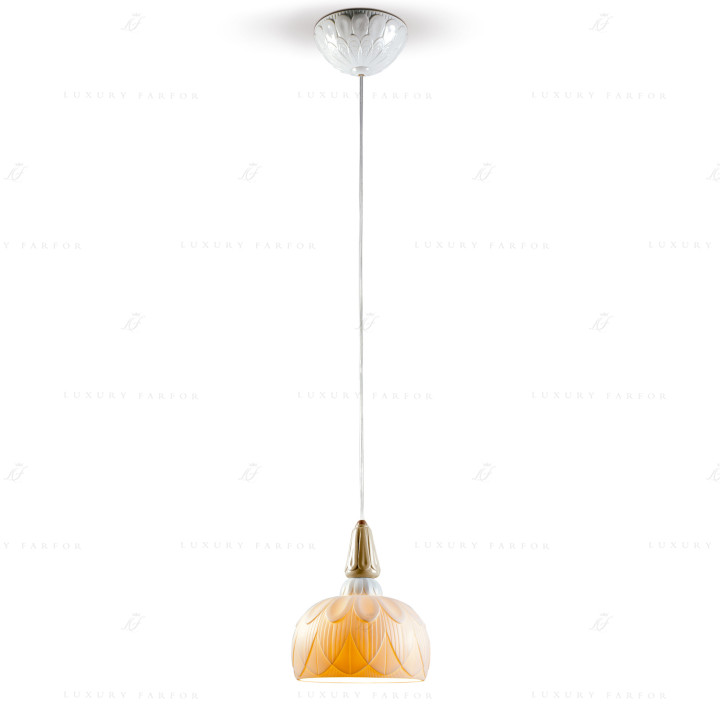 Подвесная лампа (белый / коричневый) 195 х 23см коллекции Ivy & Seed бренда Lladro